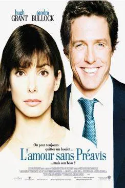 Affiche du film L'Amour sans préavis (Two Weeks Notice) en streaming